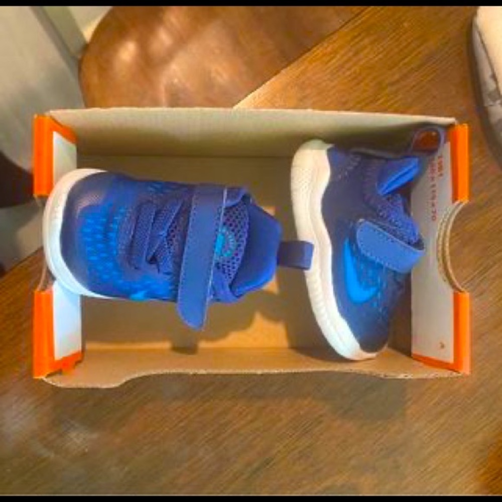 Blue Nikes